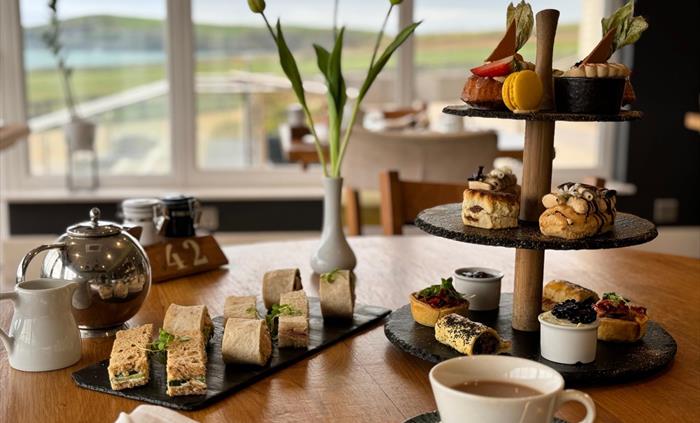 Afternoon Tea in the Carreg Restaurant